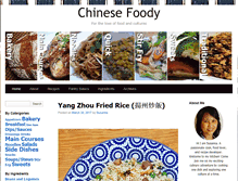 Tablet Screenshot of chinesefoody.com